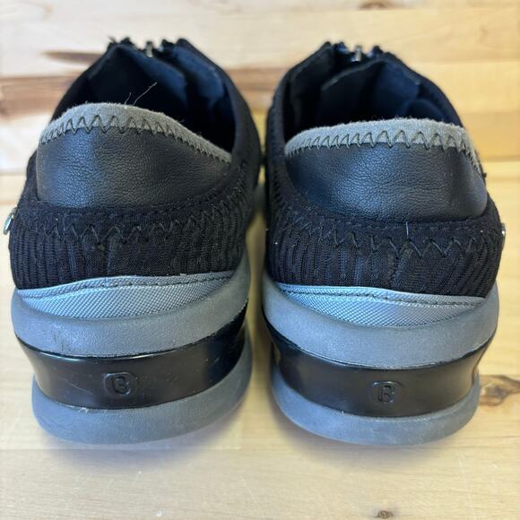 BZees Black Comfort Washable Zipper Top Shoe W9 - Picture 7 of 9